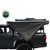 Nomadic Awning 270 Degree - Driver Side Dark Gray Awning With Black Cover unfolded