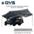 HD Nomadic 270 Degree Awning - Driver Side - Dark Gray Awning with Black Cover Bottom