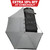 HD Nomadic 270 Degree Awning - Driver Side - Dark Gray Awning with Black Cover Driver