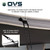 HD Nomadic 270 Degree Awning - Passenger Side - Dark Gray Awning With Black Cover Guide Lines