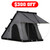 HD Mamba Clam Shell Aluminum Hard Shell Roof Top Tent, Grey Body & Green Trim 3/4