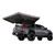 HD Nomadic 270 LTE Awning - Passenger Side - Dark Gray with Black Travel Cover Universal Bottom