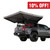 HD Nomadic 270 LTE Awning - Passenger Side - Dark Gray with Black Travel Cover Universal