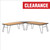 Kick It Collapsable Camp Table - Wood Base & Storage Bag Lifestyle