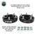 Wheel Spacer/Adapters - Sold in Pairs Flat