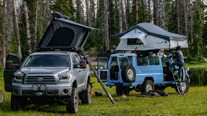 Aluminum Clam Shell Roof Top Tent