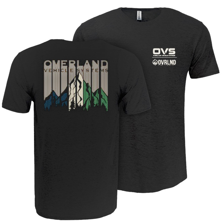 Tri-Color Mountain Black T-Shirt Tri-Color Mountain Black T-Shirt