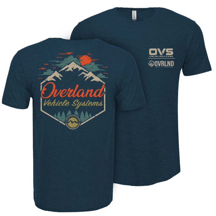 Sunset Mountain Navy Blue T-Shirt Sunset Mountain Navy Blue T-Shirt
