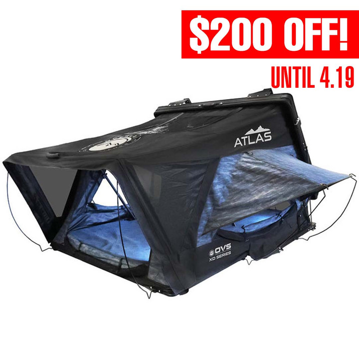 XD Atlas Cantilever ABS Hard Shell Roof Top Tent Hero