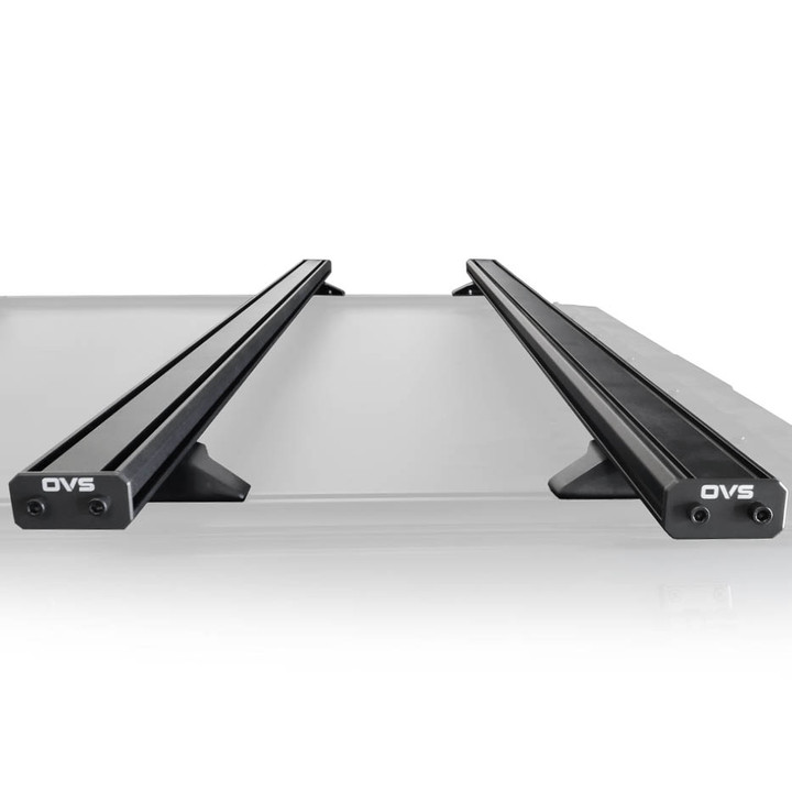 Pro Crossbars with End Caps and Brackets - Sold in Pairs