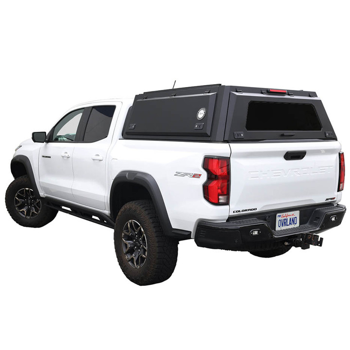 Expedition Truck Cap for 2023-2027 Chevy Colorado / GMC Canyon 5.5 ft Bed - Full Wing Doors 3 Quarter