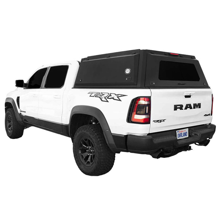 Expedition Truck Cap for 2019-2027 Ram 1500 5.7 ft Bed (New Body) - Full Wing Doors 3 Quarter