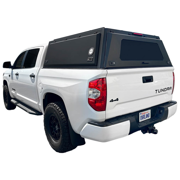 Expedition Truck Cap for 2007-2021 Toyota Tundra 5.5 ft Bed - Full Wing Doors 3 Quarter