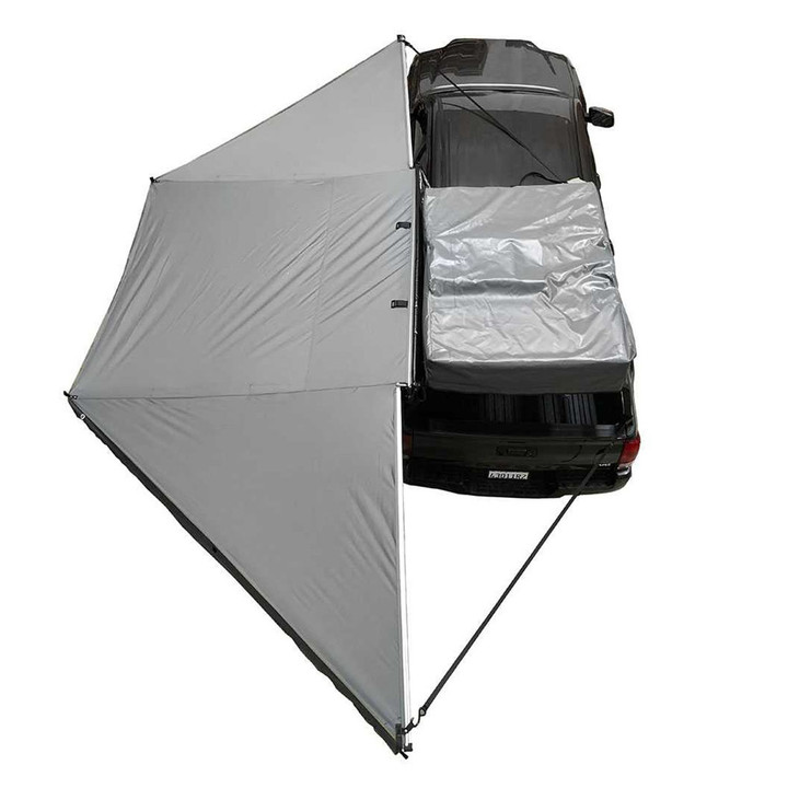Nomadic Awning 180 Degree - Dark Gray Cover With Black Cover top
