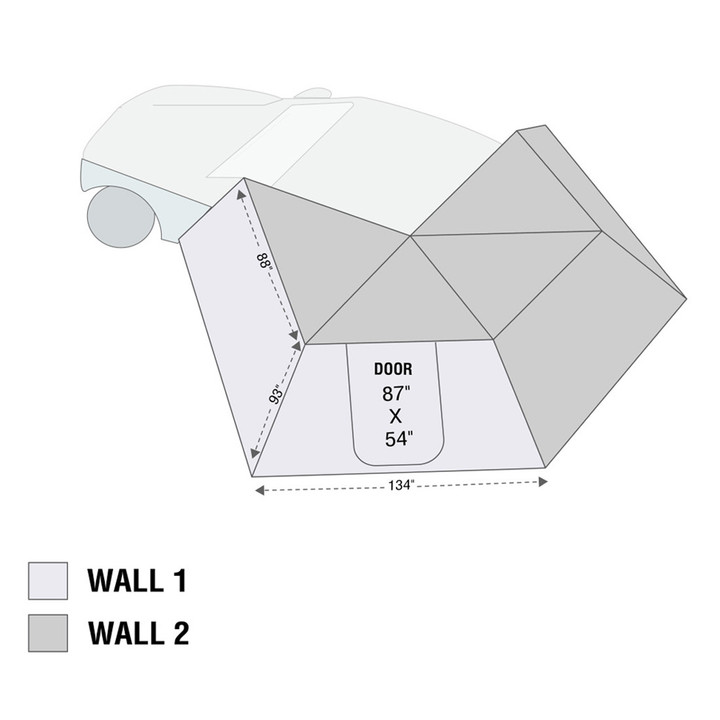 Nomadic 270 LT Awning Wall 2 Driver Side