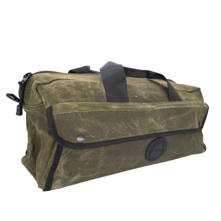 Small Duffle Bag With Handle And Straps - #16 Waxed Canvas Hero