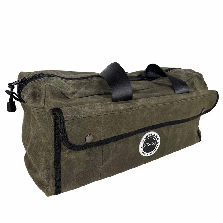 Small Duffle Bag With Handle And Straps - #16 Waxed Canvas