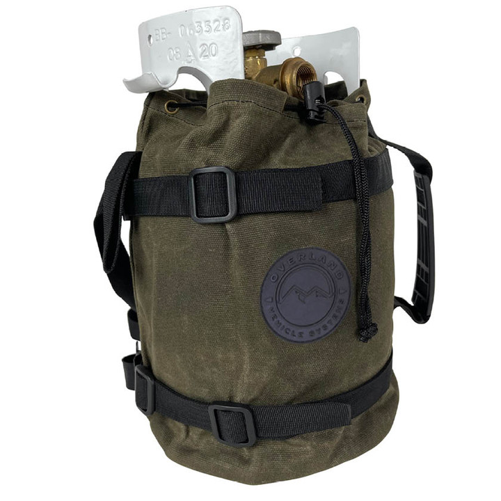Propane Bag with Handle & Straps - #16 Waxed Canvas Storage