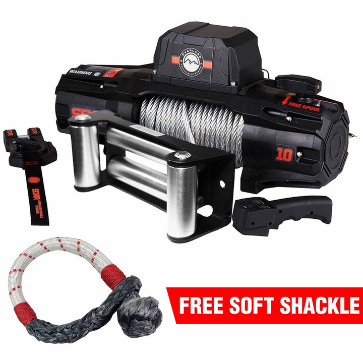 SCAR 10 - 10,000 lbs. Steel Cable Winch - Off Road Winch