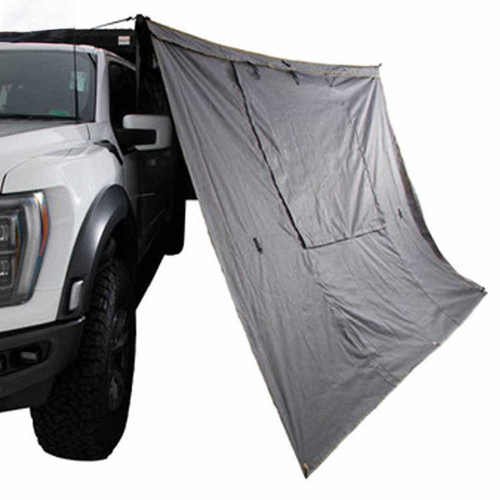 Nomadic Awning 270 for Driver Side Wall 1 With Door and Window wall