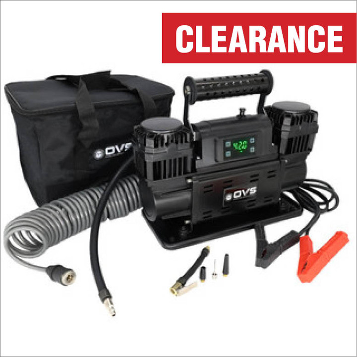 EGOI Portable Single/Dual Motor Digital Air Compressor System With Control Panel, Storage Bag, Hose & Attachments Lifestyle