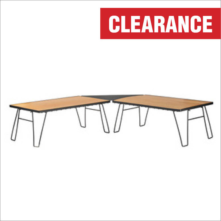Kick It Collapsable Camp Table - Wood Base & Storage Bag Lifestyle