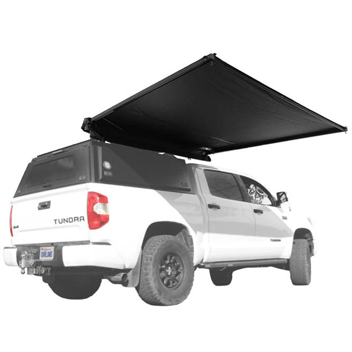 XD Nomadic Self-Deploying 90-Degree Awning with Lights & Black Out Fabric Universal 3 Quarter Low