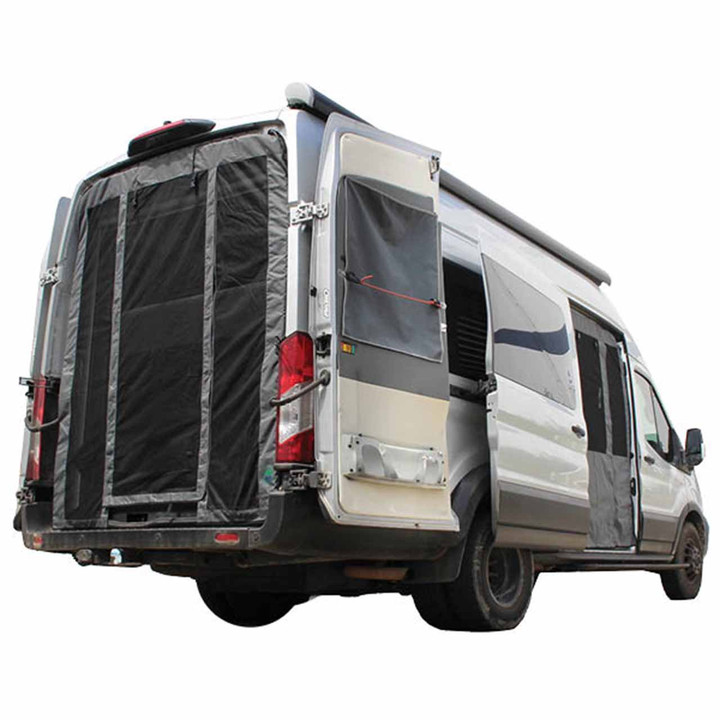 Ford Transit Van Side Door & Rear Door Screens - (2015 - 2024 Models) 3 Quarter