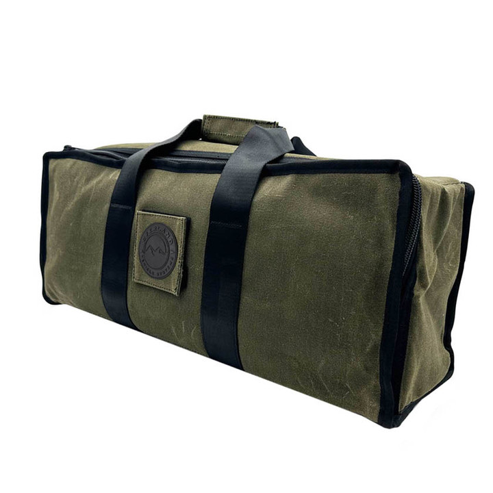 Utility Bag - #16 Waxed Canvas Storage Bag 3 Quarter