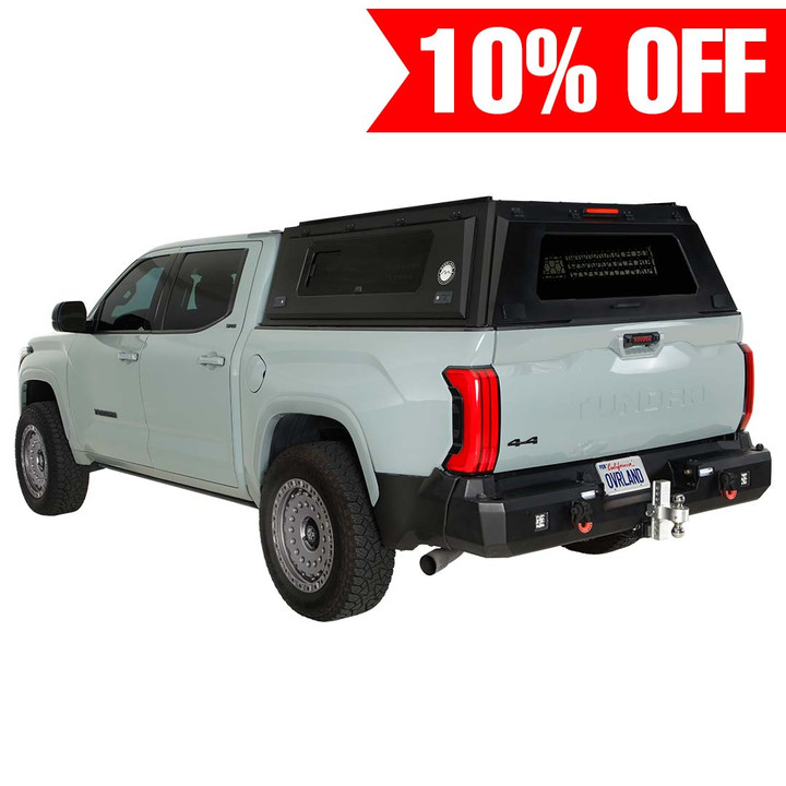 Expedition - Pro+ Truck Cap W/ Full Window Wing Doors, and 3rd Brake Light 3 Quarter