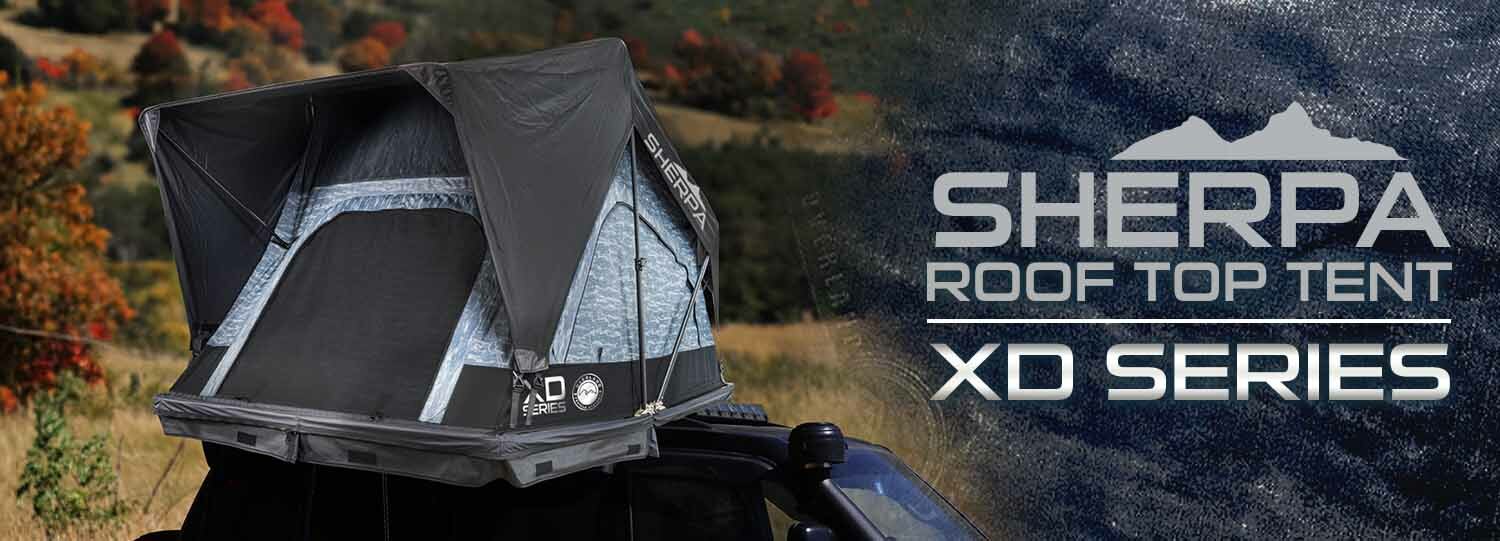 XD Sherpa Soft Shell Roof Top Tent - Sleeps 1 - 4 Adults