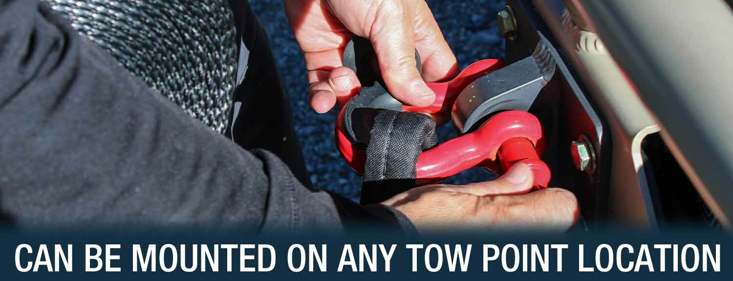 19010204 Recovery Shackle 3/4" 4.75 Ton Red - Sold In Pairs - View #6