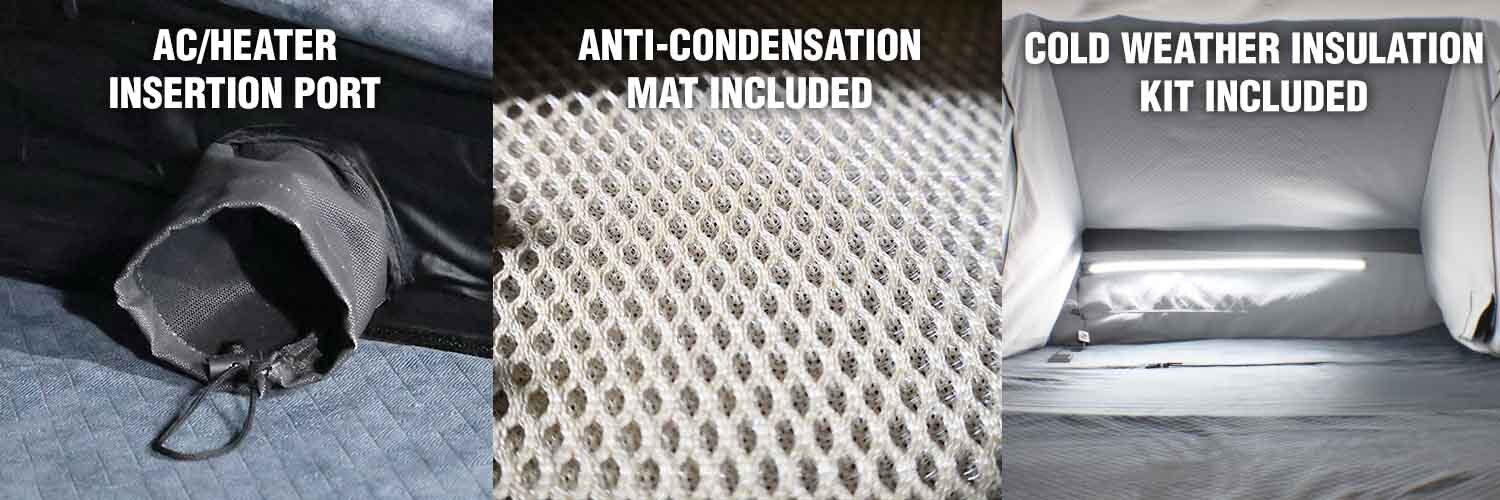 OVS XD Atlas AC heater insertion port anti condensation mat cold weather insulation kit included