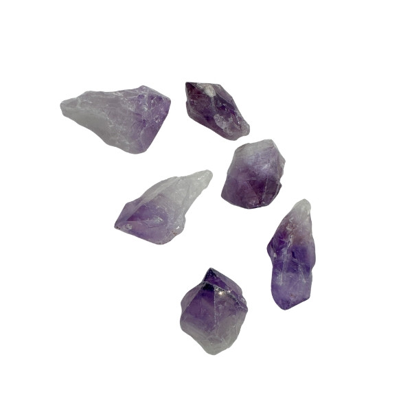 Amethyst Points Bulk Rough M L 30 to 60mm | Natural Purple Quartz ...