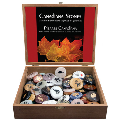 Canadiana Stones Display (72/display) Canadiana Stones Display (72/display)