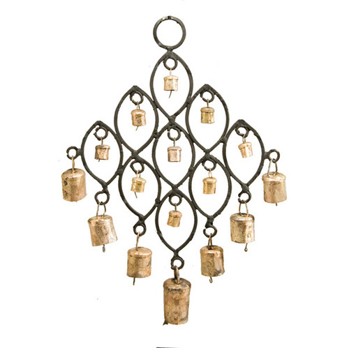 Rustic Cow Bells in Ovals Wind Chimes (11.5 inch) Rustic Cow Bells in Ovals Wind Chimes (11.5 inch)