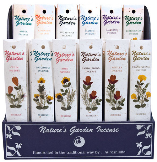 Natures Garden Incense Sticks Display (120)