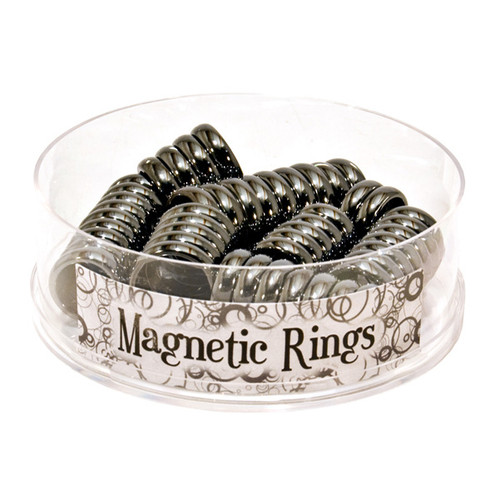 Hematite Rings Magnetic -  Display (48/display)