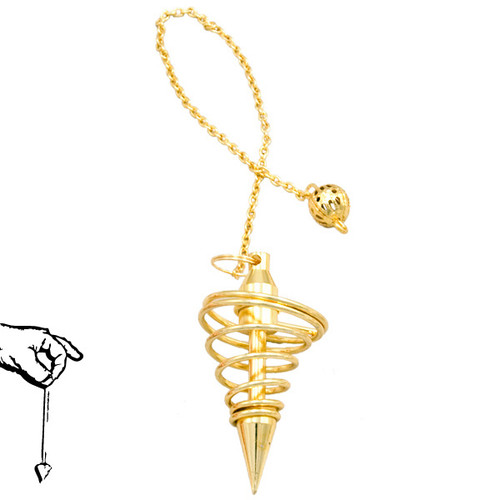 BACKORDER - Metal Pendulum - Brass Coil