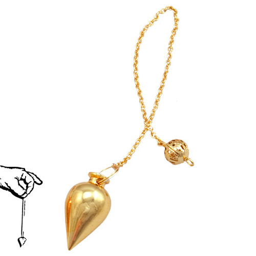 Metal Pendulum - Brass Cone