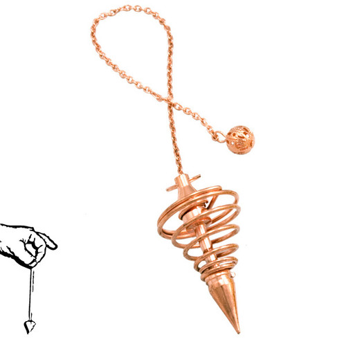 Metal Pendulum - Copper Coil