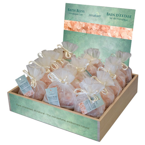 Himalayan Bath Bliss Salt Display - 250g (24/display)