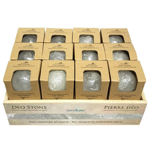 Mineral Salt Deodorant Stone Display (24/display)