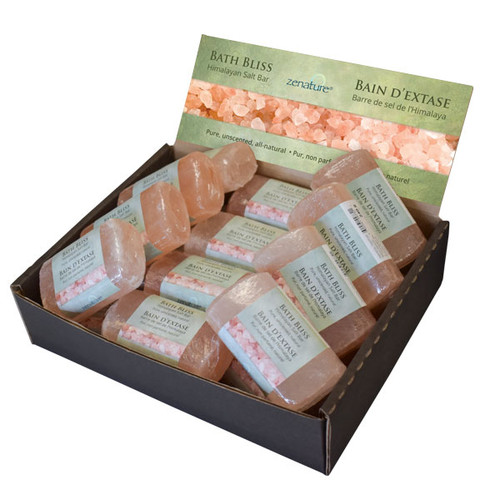 Himalayan Salt Bar Display - Soap Shaped (18/display)
