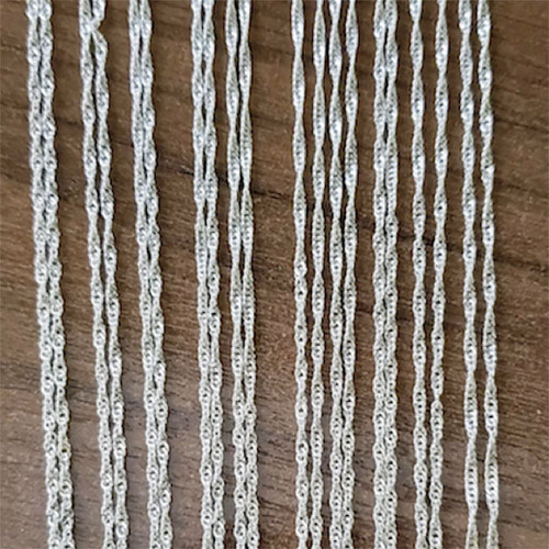 Necklace Chain - Twist (18 inch) Silver Plated (10) Necklace Chain - Twist (18 inch) Silver Plated (10)