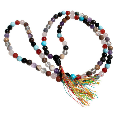 Japa Mala Necklace - Stone