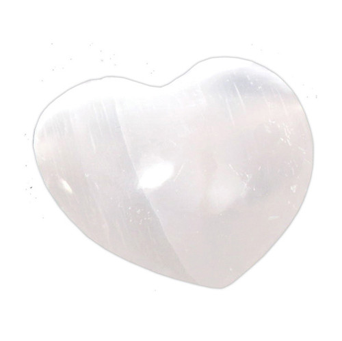 Specialty Puffy Heart - Selenite 