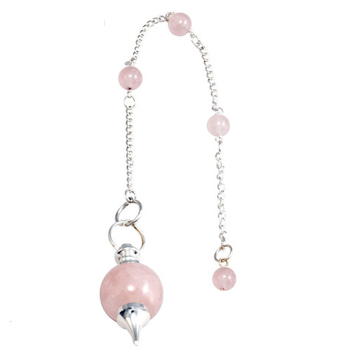 Teardrop Pendulum - Rose Quartz Teardrop Pendulum - Rose Quartz