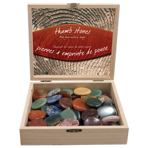 Thumbstone Wood Box Display (72/display)