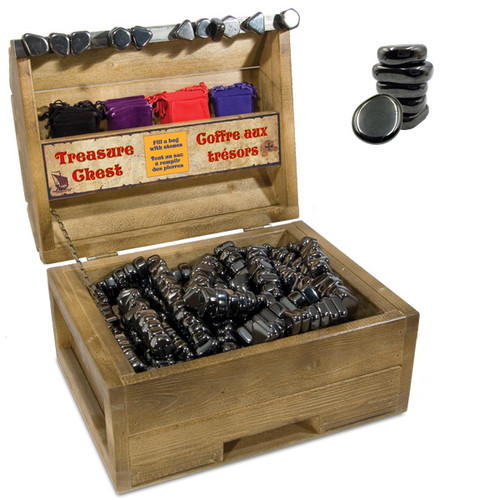 Treasure Chest Display - Magnetic Hematite (44 lbs) Treasure Chest Display - Magnetic Hematite (44 lbs)